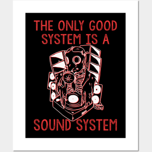 Gas Mask Vinyl Tekno Soundsystem Posters and Art